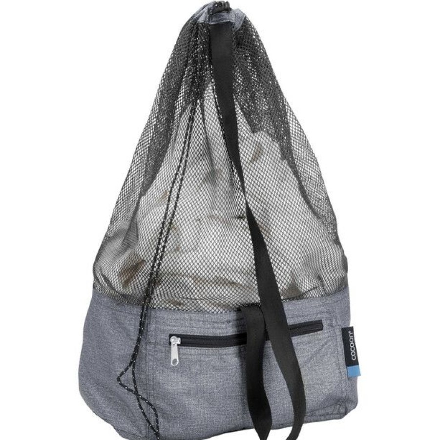 Packing Organisers * | Cocoon Traveler Laundry Bag 17,3L Heather Grey/Black