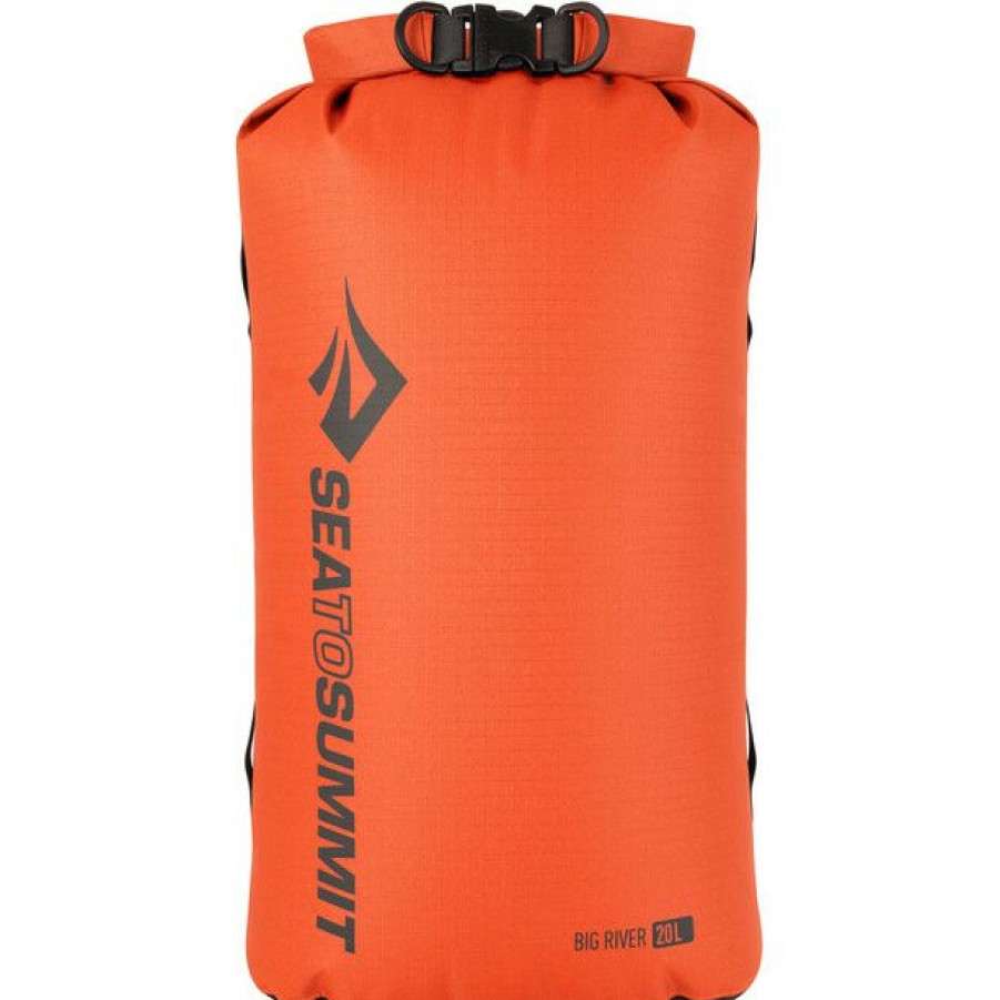 Pack Bags & Rolls * | Sea To Summit Big River Dry Bag 20L Orange/Red