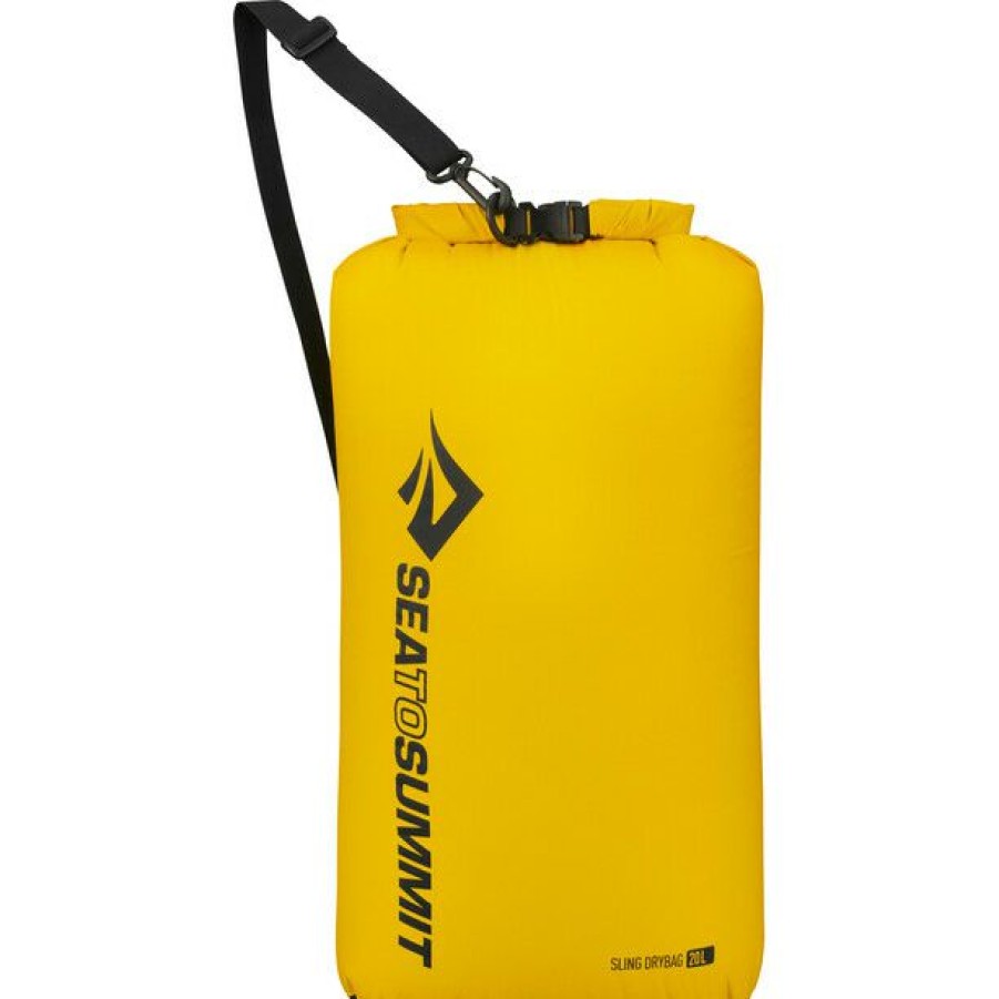 Pack Bags & Rolls * | Sea To Summit Lightweight Sling Dry Bag 20L Yellow