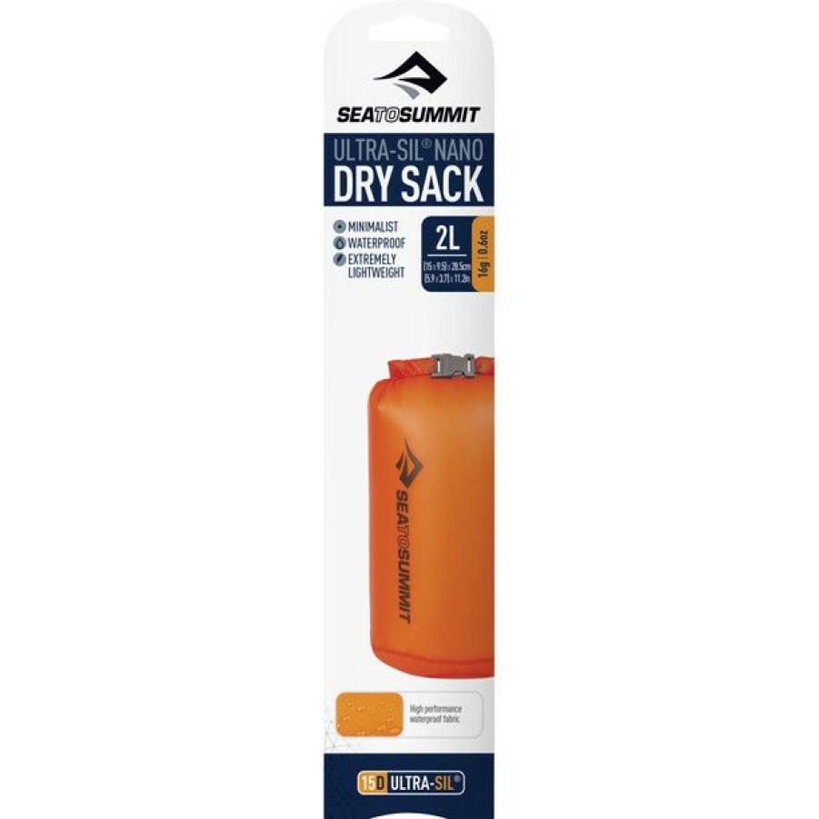 Packing Organisers * | Sea To Summit Ultra-Sil Nano Dry Sack 2L Orange