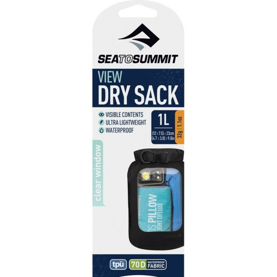 Organizer * | Sea To Summit View Dry Sack 1L Black