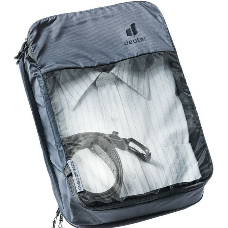 Packing Organisers * | Deuter Orga Zip Pack Graphite/Black