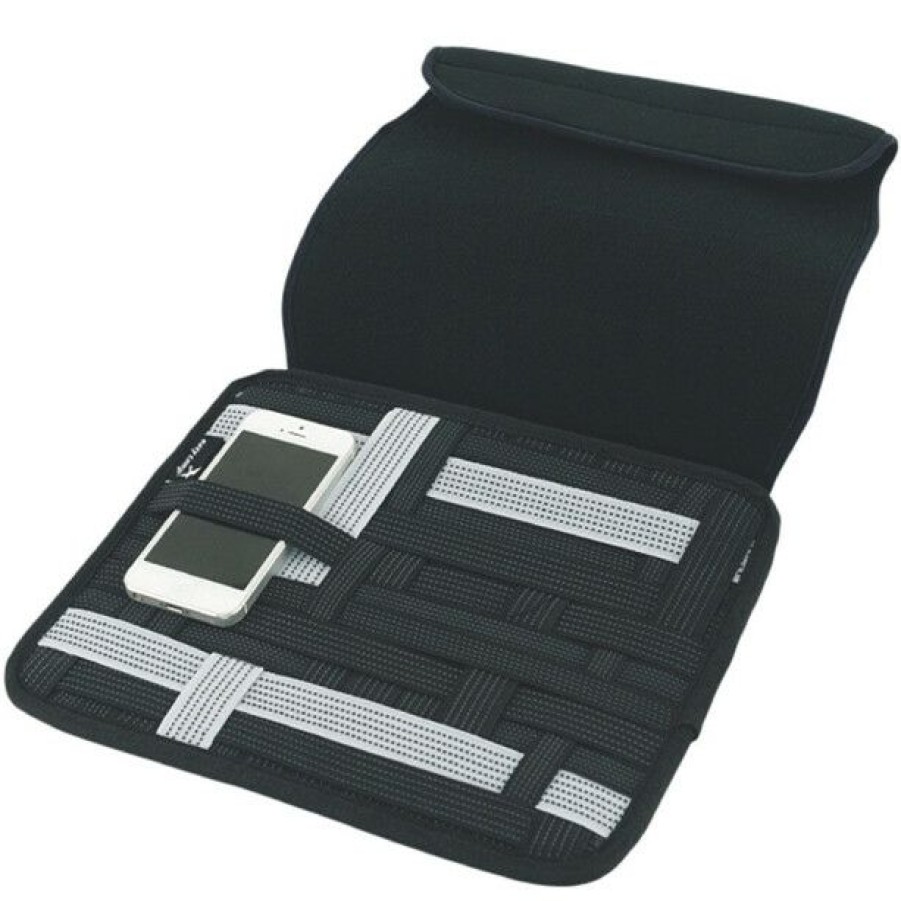 Organizer * | Easy Camp Gadget Organizer With Tablet Cover Black