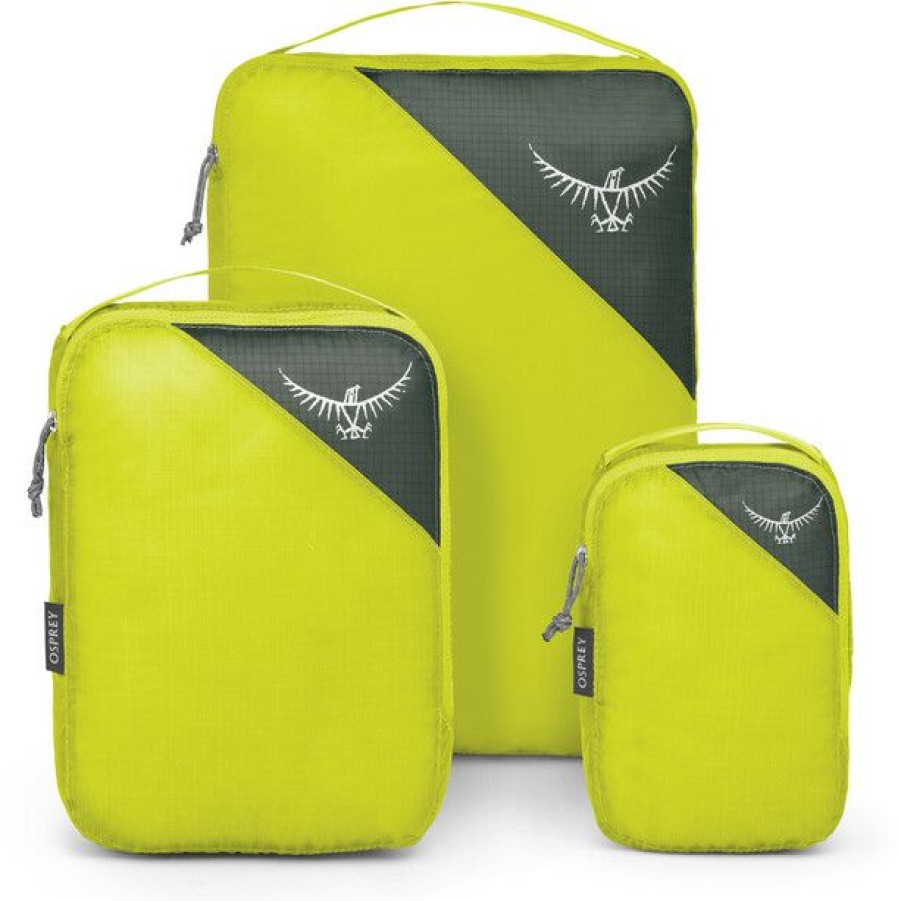 Packing Organisers * | Osprey Ultralight Packing Cube Set S/M/L Electric Lime