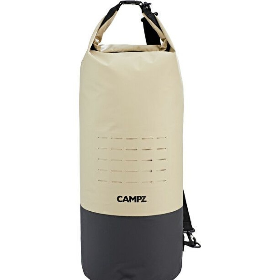 Organizer * | Campz Cylinder Dry Bag 35L Beige/Black