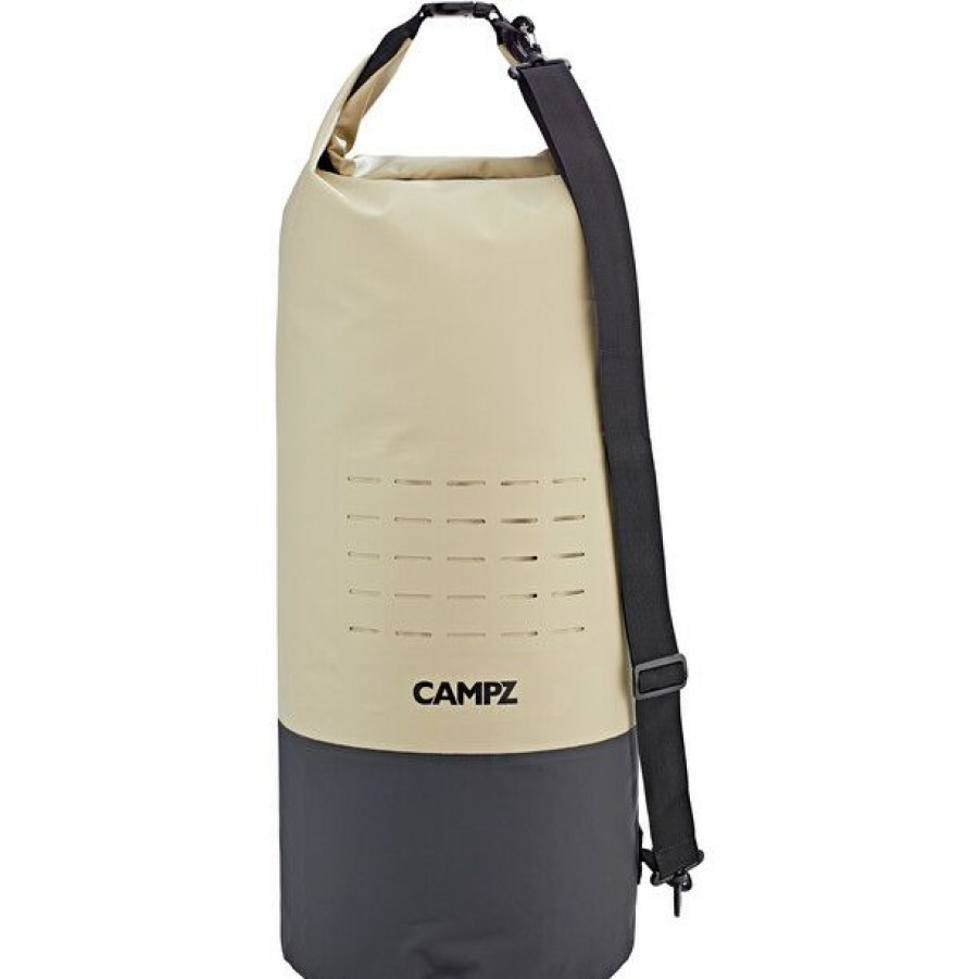 Organizer * | Campz Cylinder Dry Bag 35L Beige/Black