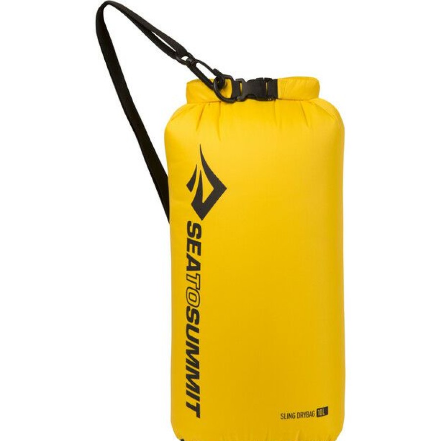 Packing Organisers * | Sea To Summit Lightweight Sling Dry Bag 10L Yellow