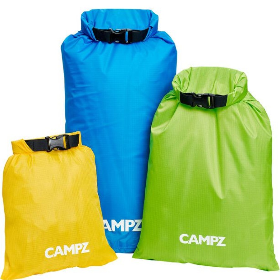 Organizer * | Campz Fun Dry Bags Set Of 3 Multicolor