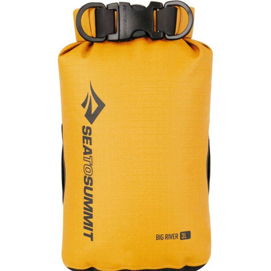 Pack Bags & Rolls * | Sea To Summit Big River Dry Bag 3L Yellow