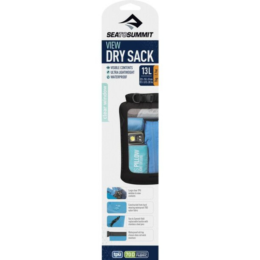 Pack Bags & Rolls * | Sea To Summit View Dry Sack 13L Black