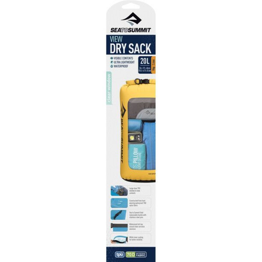 Organizer * | Sea To Summit View Dry Sack 20L Yellow