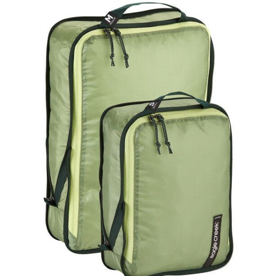 Organizer * | Eagle Creek Pack It Compression Cube Set S/M Mossy Green