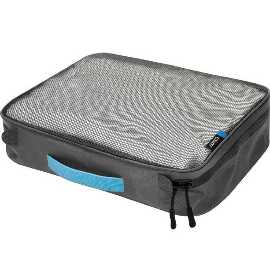 Packing Organisers * | Cocoon Packing Cube With Open Net Top Large Grey/Black