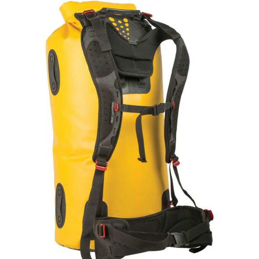 Pack Bags & Rolls * | Sea To Summit Hydraulic Dry Pack With Harness 35L Yellow