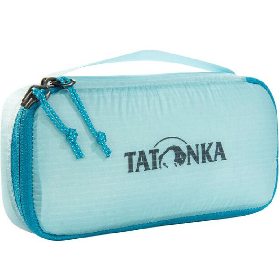 Packing Organisers * | Tatonka Sqzy Padded Pouch S Light Blue