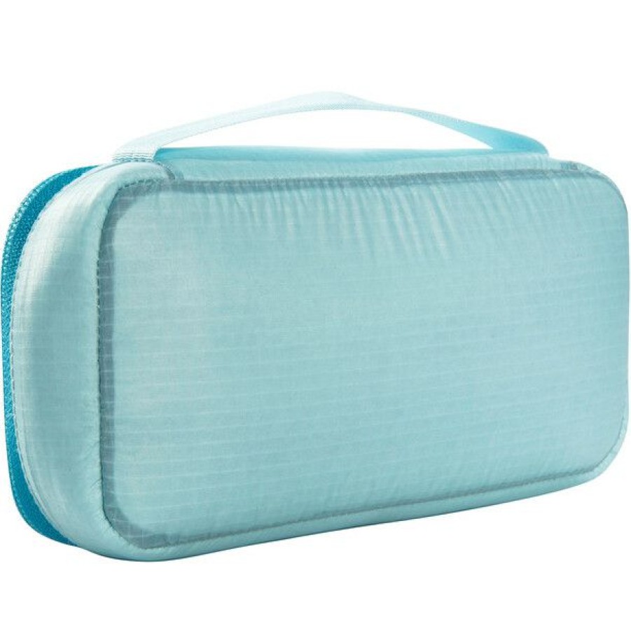 Packing Organisers * | Tatonka Sqzy Padded Pouch S Light Blue