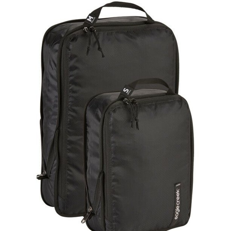 Organizer * | Eagle Creek Pack It Compression Cube Set S/M Black